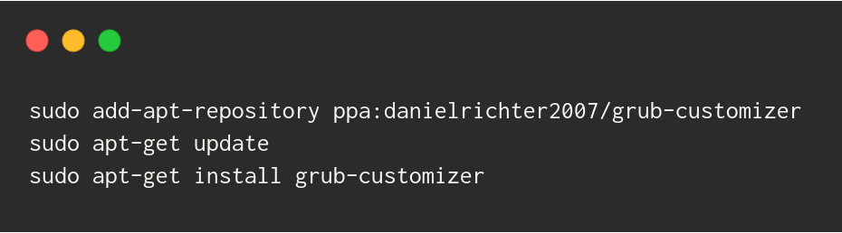 Grub Customizer